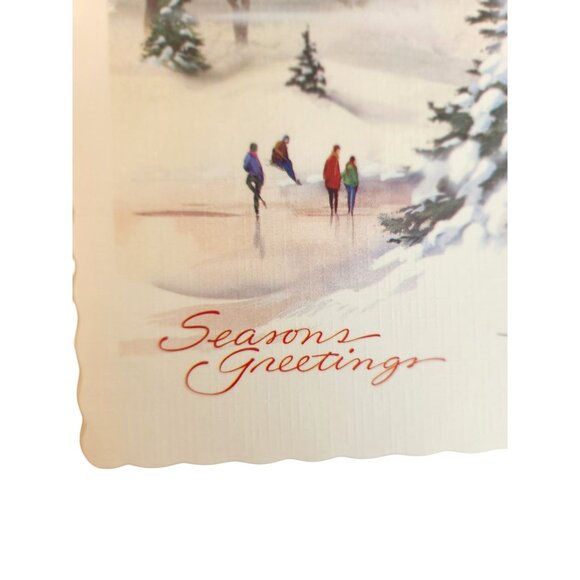 Vintage Winter Wonderland Holiday Paper Placemats - Picture 10 of 10